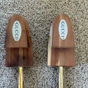 Gucci Cedar Wood Shoe Trees with Gold Accents Gucci | Shoes | Gucci Cedar Wood Shoe Trees With Gold  main image 2